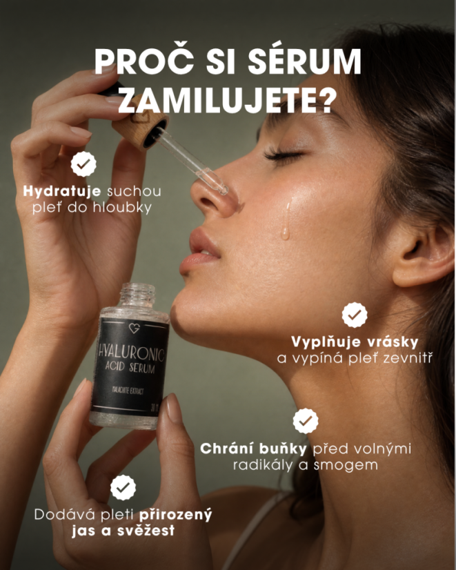 Hyaluronové sérum s extraktem z malachitu 30 ml CZ