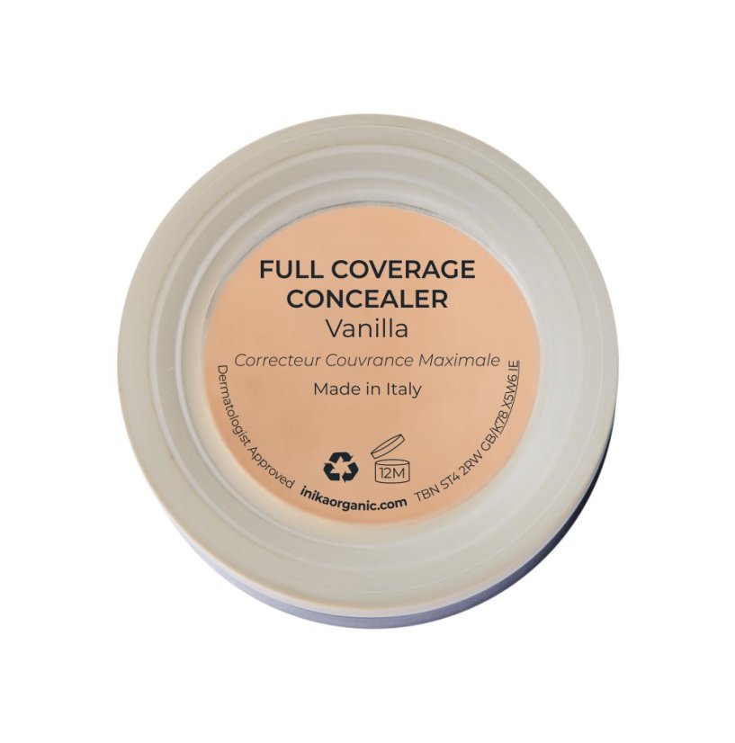Inika Organic - Full Coverage Concealer - BIO korektor plně krycí - Vanilla 3,5 g SK