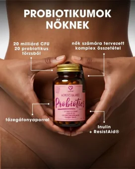 HU Probiotikum nőknek 30 db - Women's Balance Probiotics