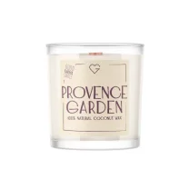 Świeca z drewnianym trzaskającym knotem - Provence Garden 50 g