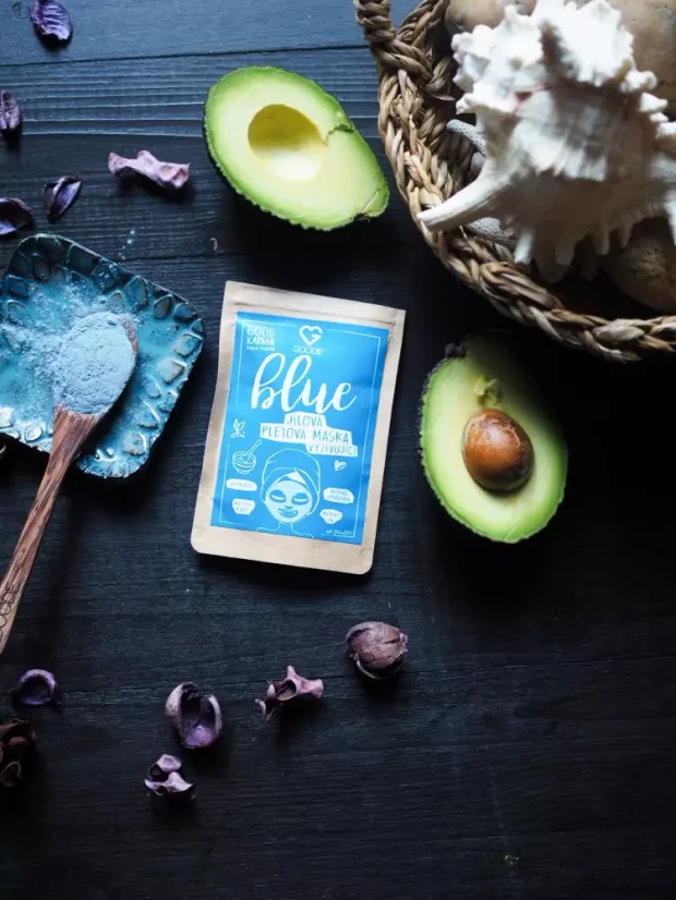 BLUE Face mask - jílová maska 25 g SK