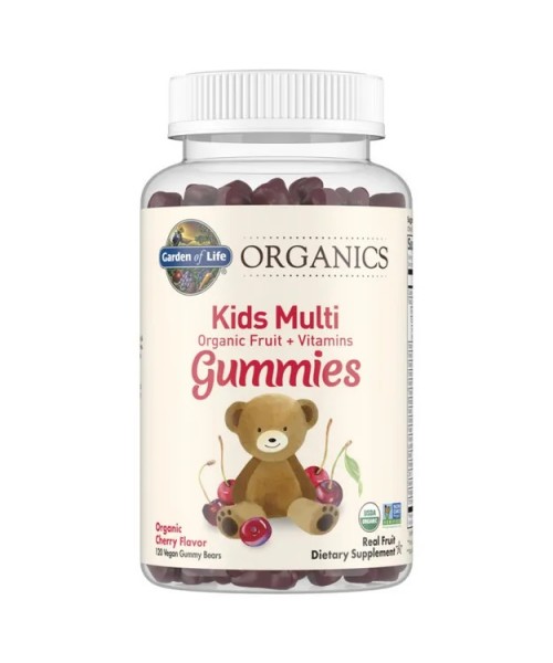 Mykind Organics Multiwitamina Gummies dla dzieci - z organicznych owoców - Wiśnia - 120 wegańskich żelków