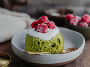 Matcha mugcake