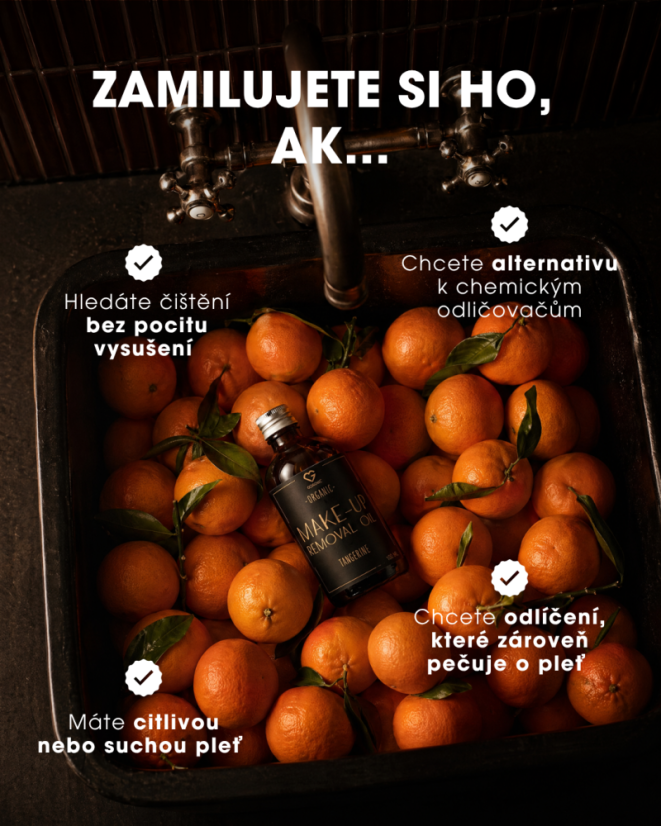 Odličovací olej - mandarinka BIO 100 ml SK