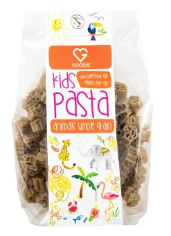 Makaron dla dzieci pełnoziarnisty - Zwierątka - BIO 250 g PL