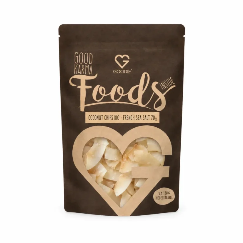 Kókuszchips BIO - Francia tengeri sóval 70 g