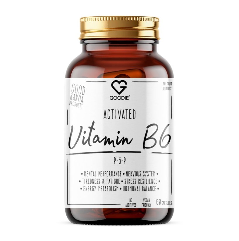 Vitamín B6 - aktivní forma P-5-P - 60 kapslí CZ