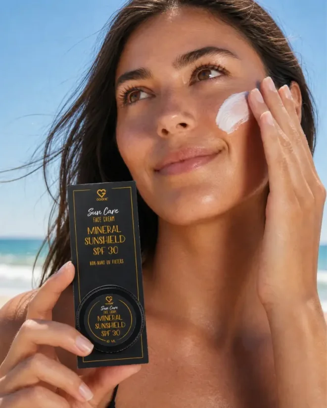 Krem do twarzy z filtrem przeciwsłonecznym SPF 30 Mineral Sunshield - Krem mineralny SPF 30 10 ml