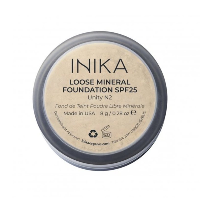 Inika Organic - Přírodní sypký minerální pudrový make-up SPF25 - Unity 8 g CZ