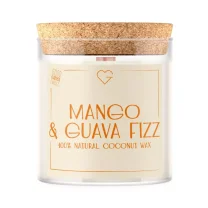 Svíčka s dřevěným praskajícím knotem - Mango & Guava Fizz 280 g
