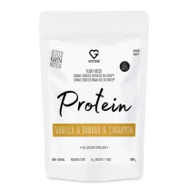 Fermentováný Rostlinný protein VEGAN - vanilka & banán & skořice / Plant-based protein - Vanilla & Banana & Cinnamon - 1000 g - EXP 6/2025