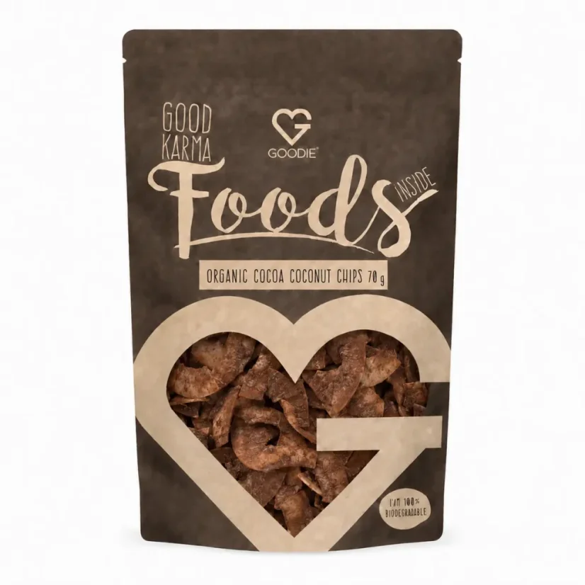 Kokosové chipsy BIO - Kakao 70 g