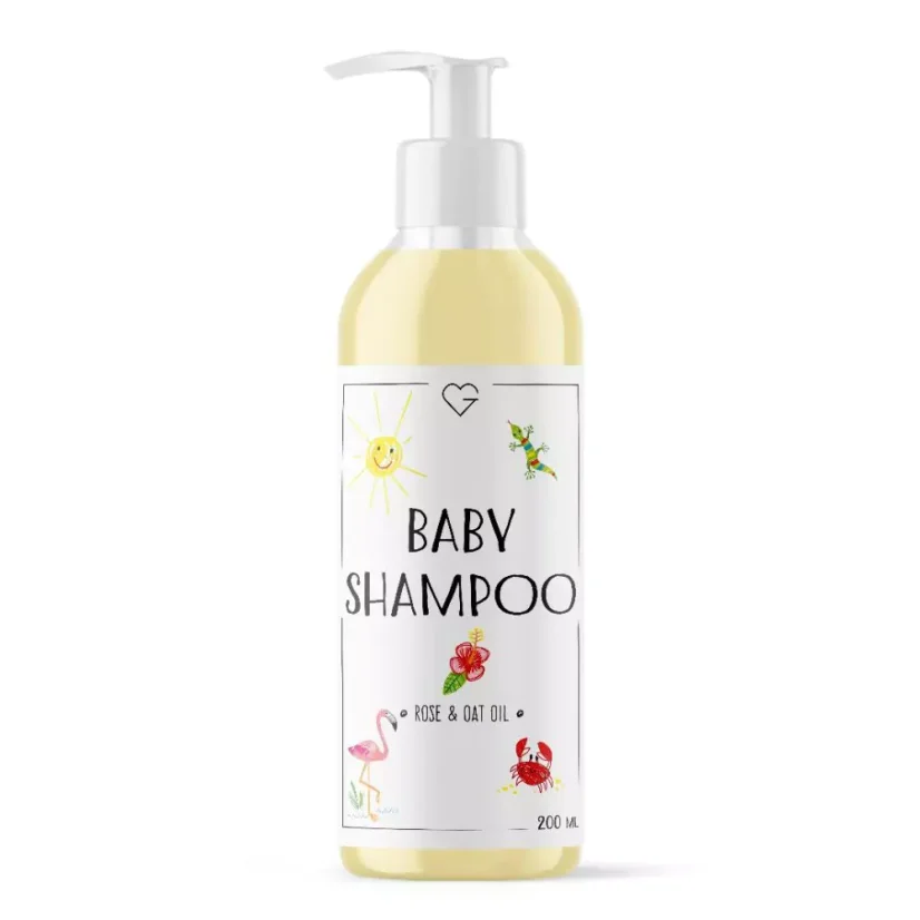 BABY Gentle 2-in-1 shampoo and body wash - Dětský jemný šampon a sprchový gel 2v1 - růže & ovesný olej 200 ml
