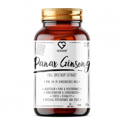 Ženšen pravý - Full spektrum extrakt 5% - Panax Ginseng 60 ks