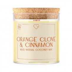Svíčka s dřevěným praskajícím knotem - Orange Clove & Cinnamon 280 g