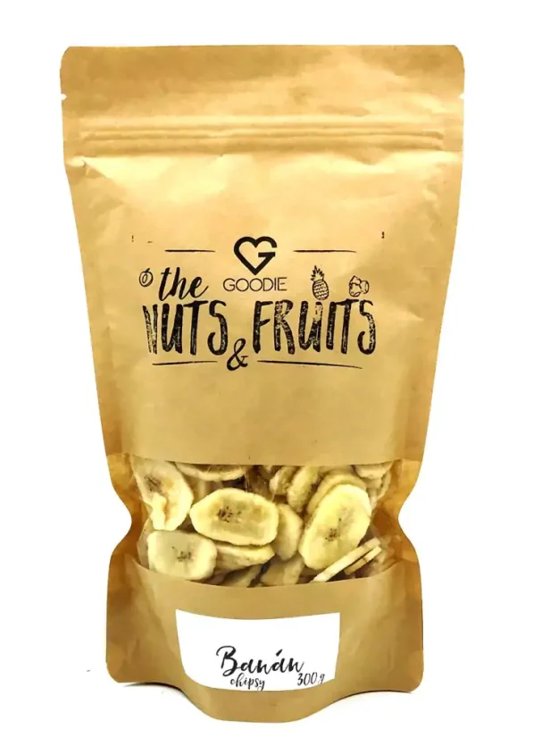 Banán chipsy BIO 300 g_1