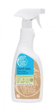 Tierra Verde - Čistič skel s BIO pomerančovou a citronelovou silicí (rozprašovač 750 ml)
