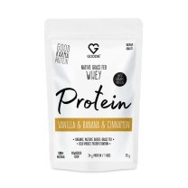 Nativní syrovátkový protein BIO GrassFed - vanilka & banán & skořice / Native GrassFed Whey protein - 35 g (1 PORCE)