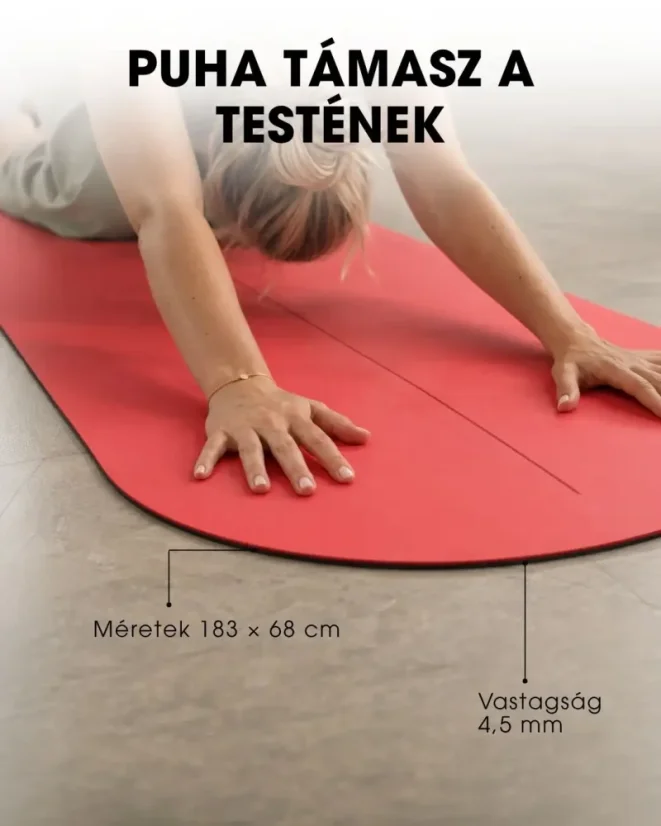 Gyakorlószőnyeg Oval - eper