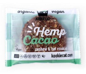 KOOKIE CAT Proteinová, konopná semínka a kakao BIO 50 g CZ