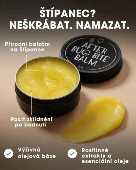 CZ Balzám po bodnutí hmyzem - After Bug Bite Balm – neškrábej, namaž balzámem