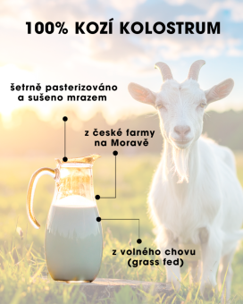 Kozí kolostrum - Grass Fed 50 g CZ
