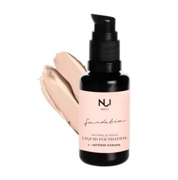 NUI Cosmetics - Přírodní tekutý make-up s hedvábným výsledným efektem Intense Kanapa 30 ml