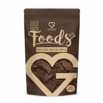 Grass-fed sušené hovězí maso - Jerky - černý pepř 50 g - VÝPREDAJ 5/12/2026