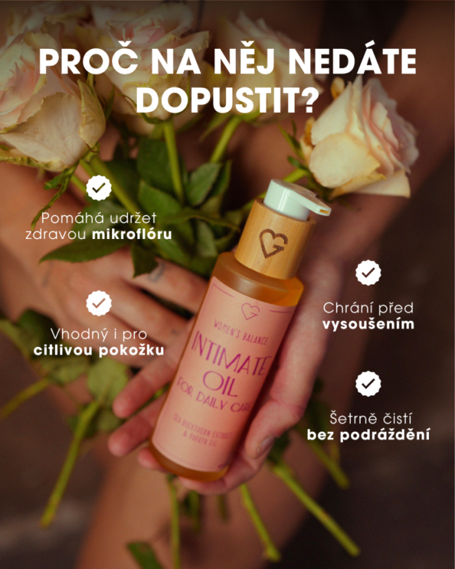 Intimní olej pro každodenní použití 100 ml CZ