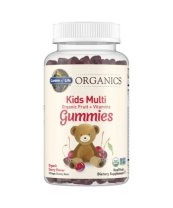 Mykind Organics Multvitamín Gummies Pro Děti - z organického ovoce - Třešeň - 120 vegan bonbonů CZ