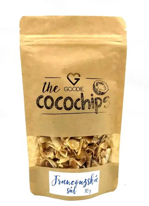 Kokosové chipsy BIO - Francouzská mořská sůl 70 g_1