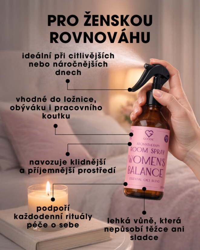 Aromaterápiás légfrissítő spray - Women's Balance Harmony 200 ml