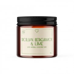 Svíčka s bavlněným knotem - Sicilian Bergamot & Lime 80 g
