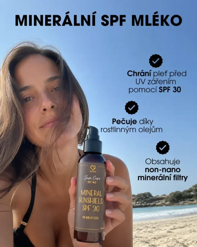 CZ Minerální opalovací mléko SPF 30 s ochranou a pečujícími oleji