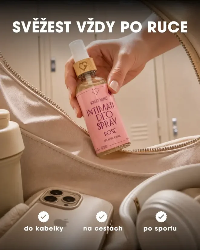 Intimní Deo Spray - Růže - 100 ml