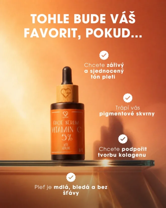 CZ Pleťové sérum Vitamin C 5% ucinky