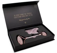 Face Massage Set (Jade roller & Gua Sha) - PINK SK