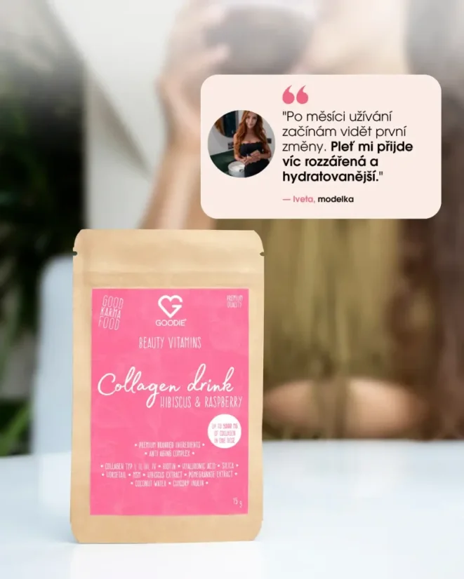 CZ Zkušenost zákaznice s Beauty Vitamins Collagen Drink Hibiscus & Raspberry
