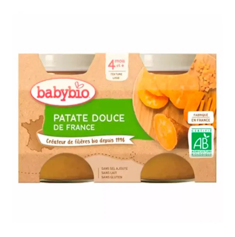 BABYBIO - svačinka ze sladkých brambor 2x130 g SK