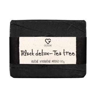 Přírodní mýdlo - Black detox & Tea tree 95 g CZ