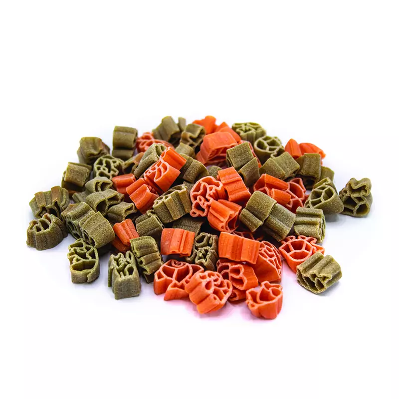 Dětské Těstoviny z červené čočky a zeleného hrášku - zvířátka -  BIO 250 g