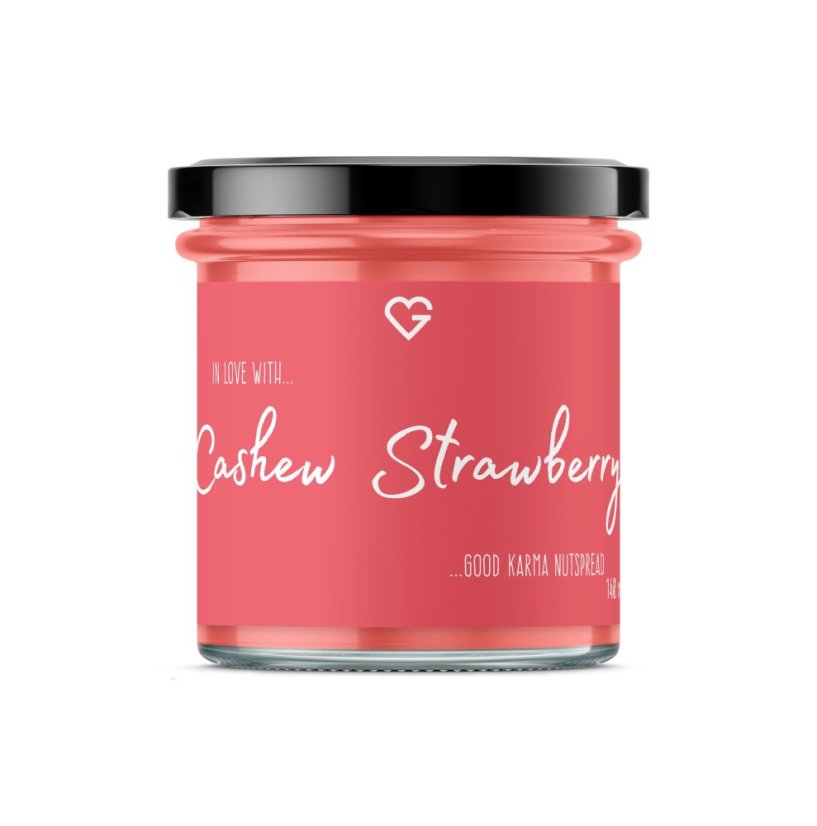 Jahodový kešu krém 140 ml