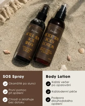 CZ After Sun SOS Spray a regenerační mléko po opalování