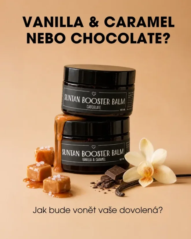 Balzám na podporu opálení - Suntan Booster Balm - Chocolate 100 ml CZ