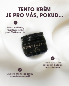 Face cream - Prebiotický denní krém s aloe vera 50 ml CZ