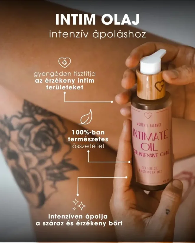 Intim olaj intenzív ápoláshoz 100 ml