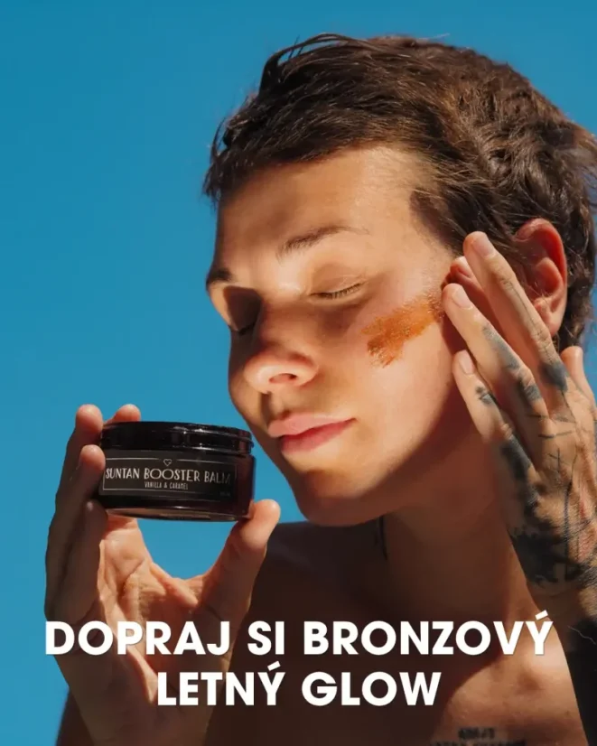 Balzam na podporu opálenia - Suntan Booster Balm - Vanilla & Caramel 100 ml SK