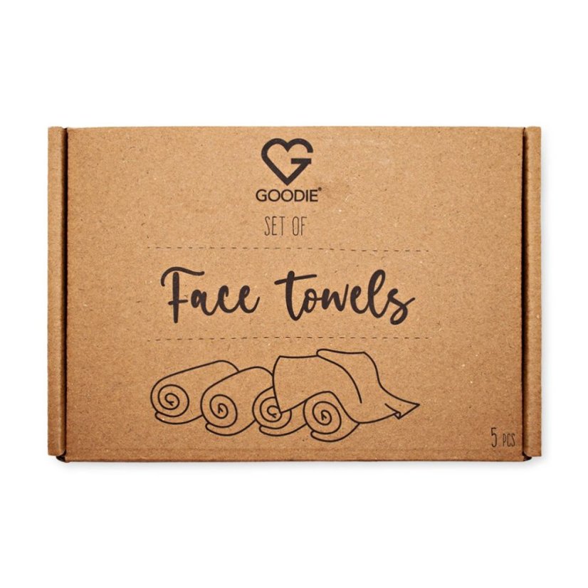Face Towels - Sada malých obličejových ručníků 5 ks