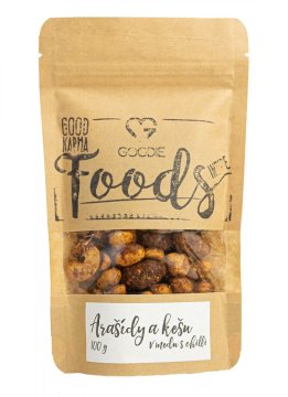 Arašídy a kešu v mede s chilli 100 g