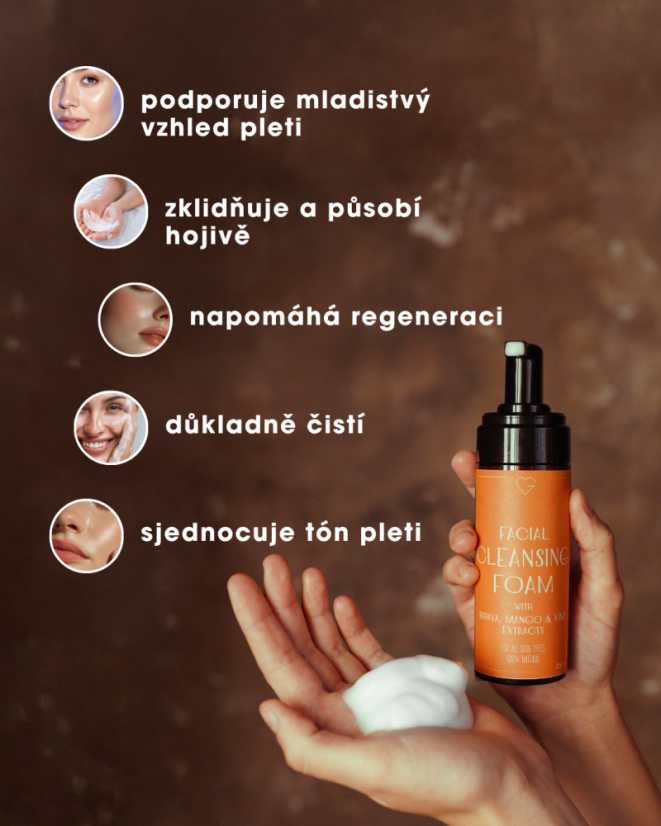 Witaminowa pianka oczyszczająca do twarzy - Mango 150 ml PL